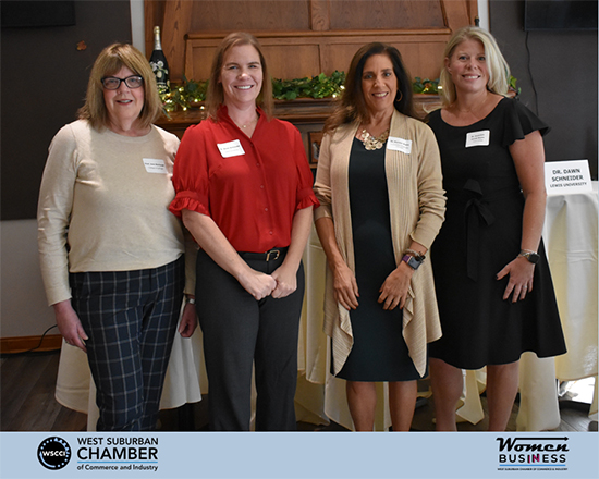 Photo of Faculty at West Suburban Chamber Event