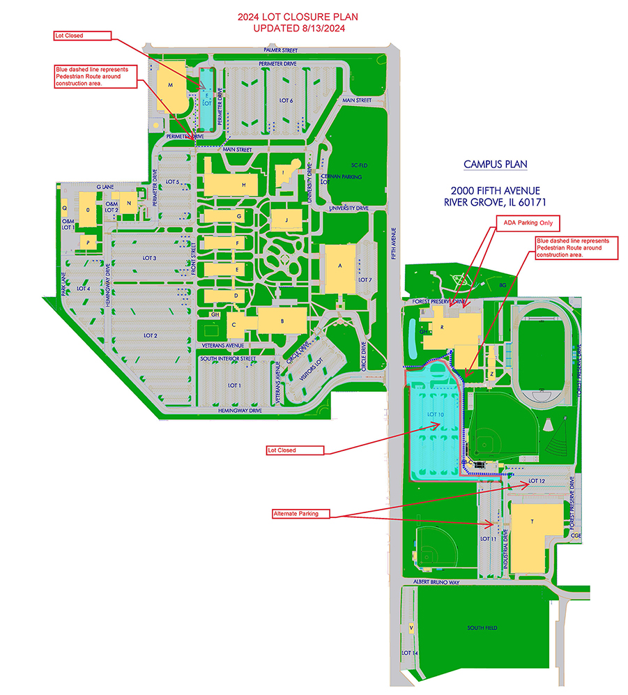 Parking Lot Closures